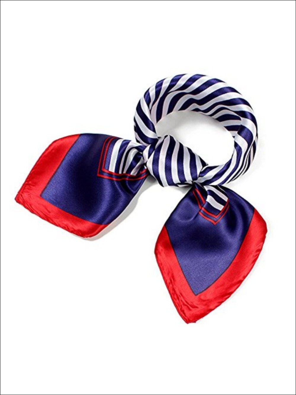 Satin Silk Feeling Square Scarf Hair Wrap Bandana 23.6"